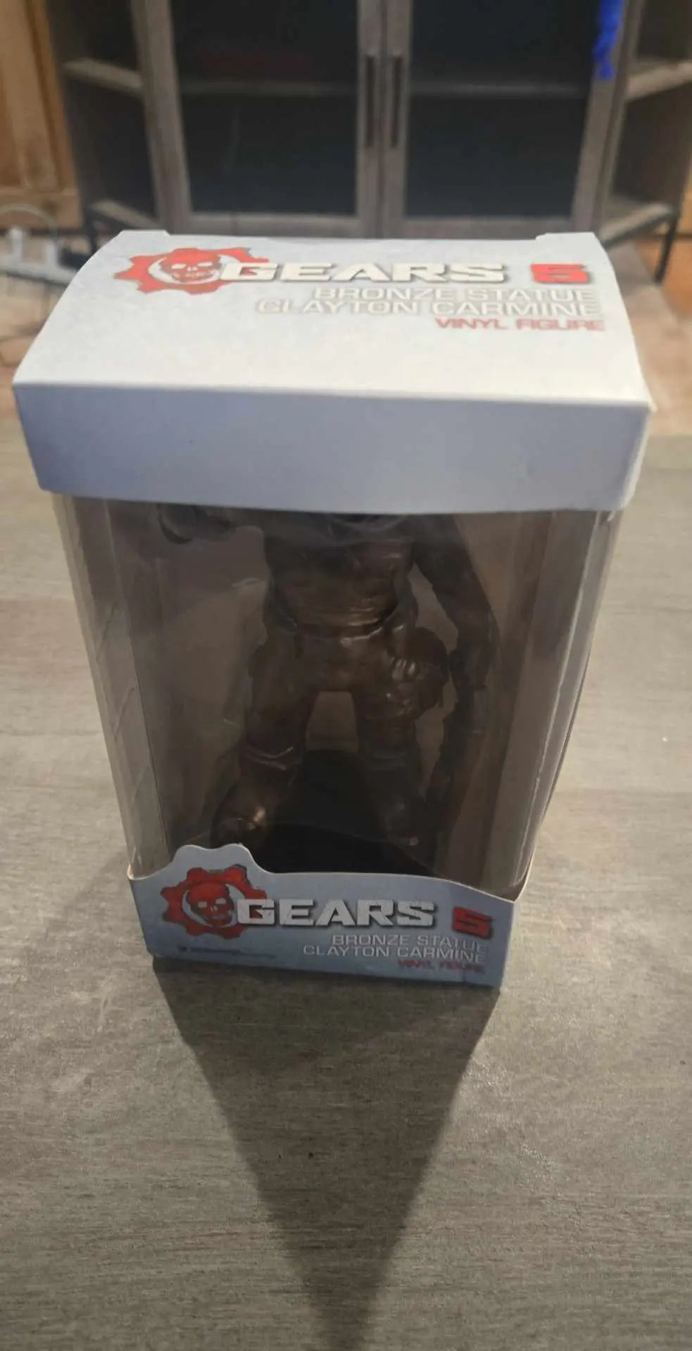 Gears 5 | Bronze Statue - Clayton Carmine | Vinyl Figure | New in Package! - The Junk Guru