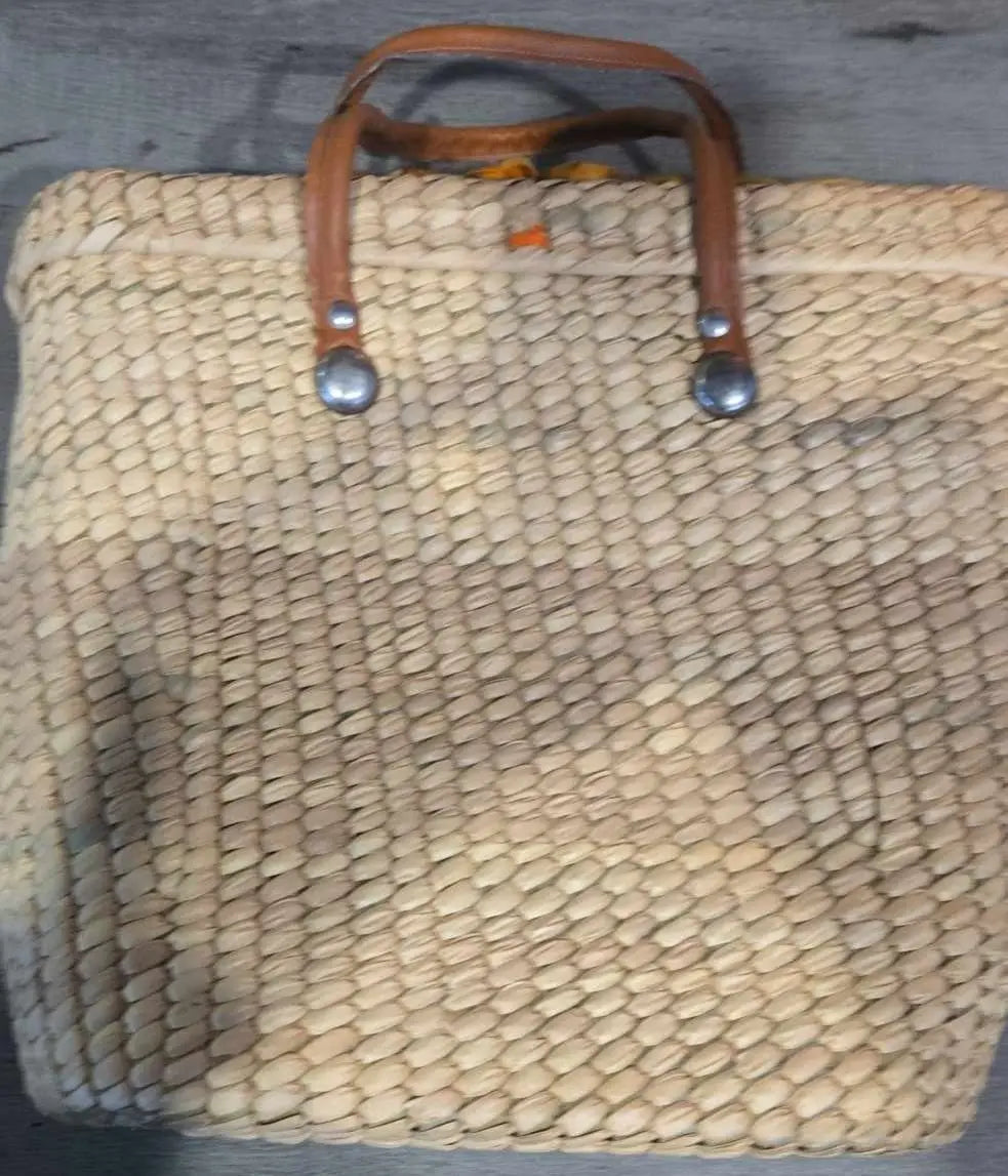 Custom Purse | Beige with an Autumn Style | Purses at The Junk Guru - The Junk Guru