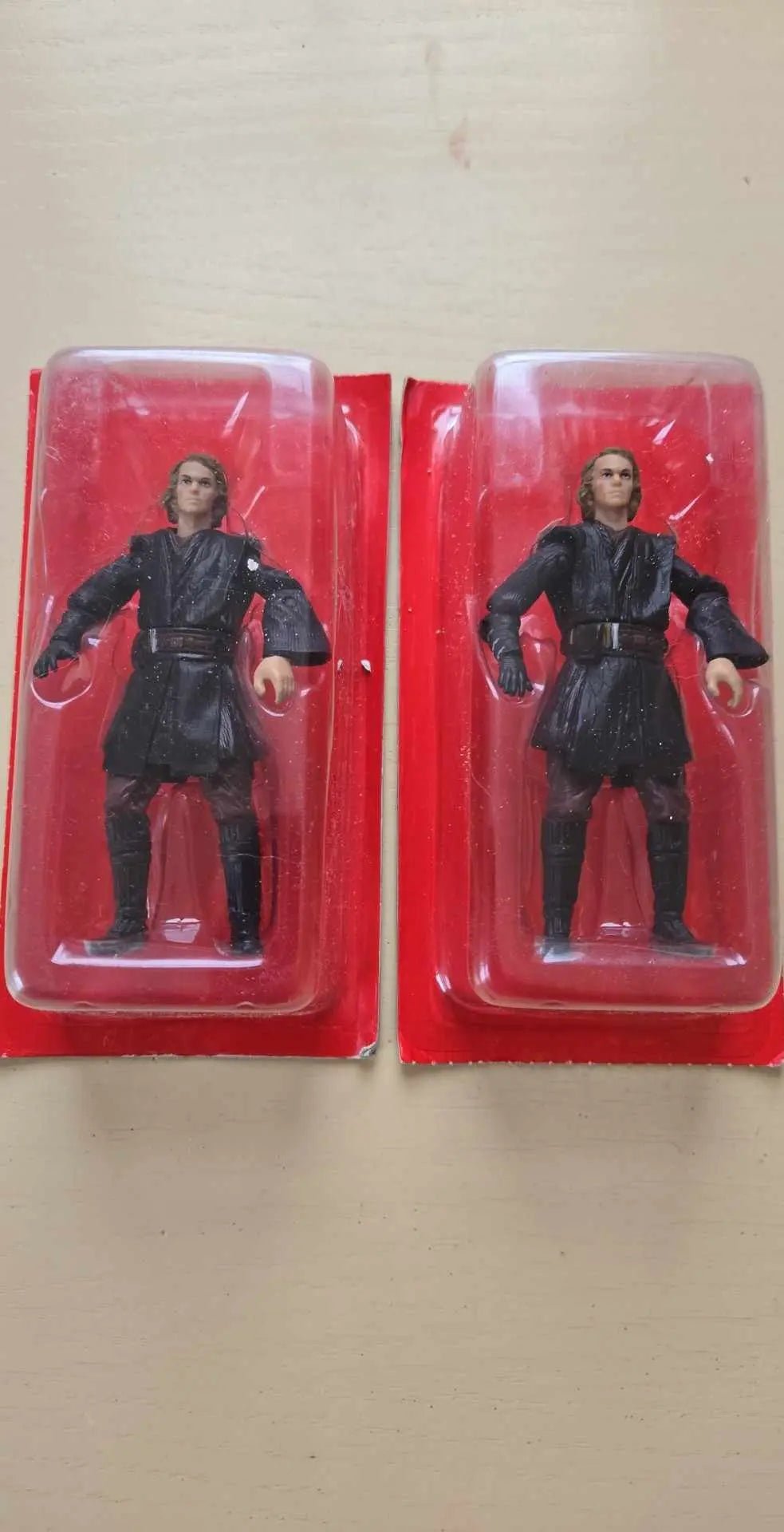 Star Wars Anakin Skywalker 4 Inch Hasbro 2004 in Blank Blister Packs - Pack of 2 - The Junk Guru
