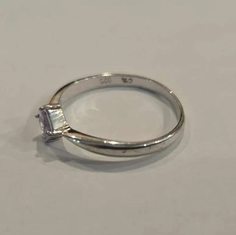 Silver Ring | Might be Amethyst Stone - The Junk Guru