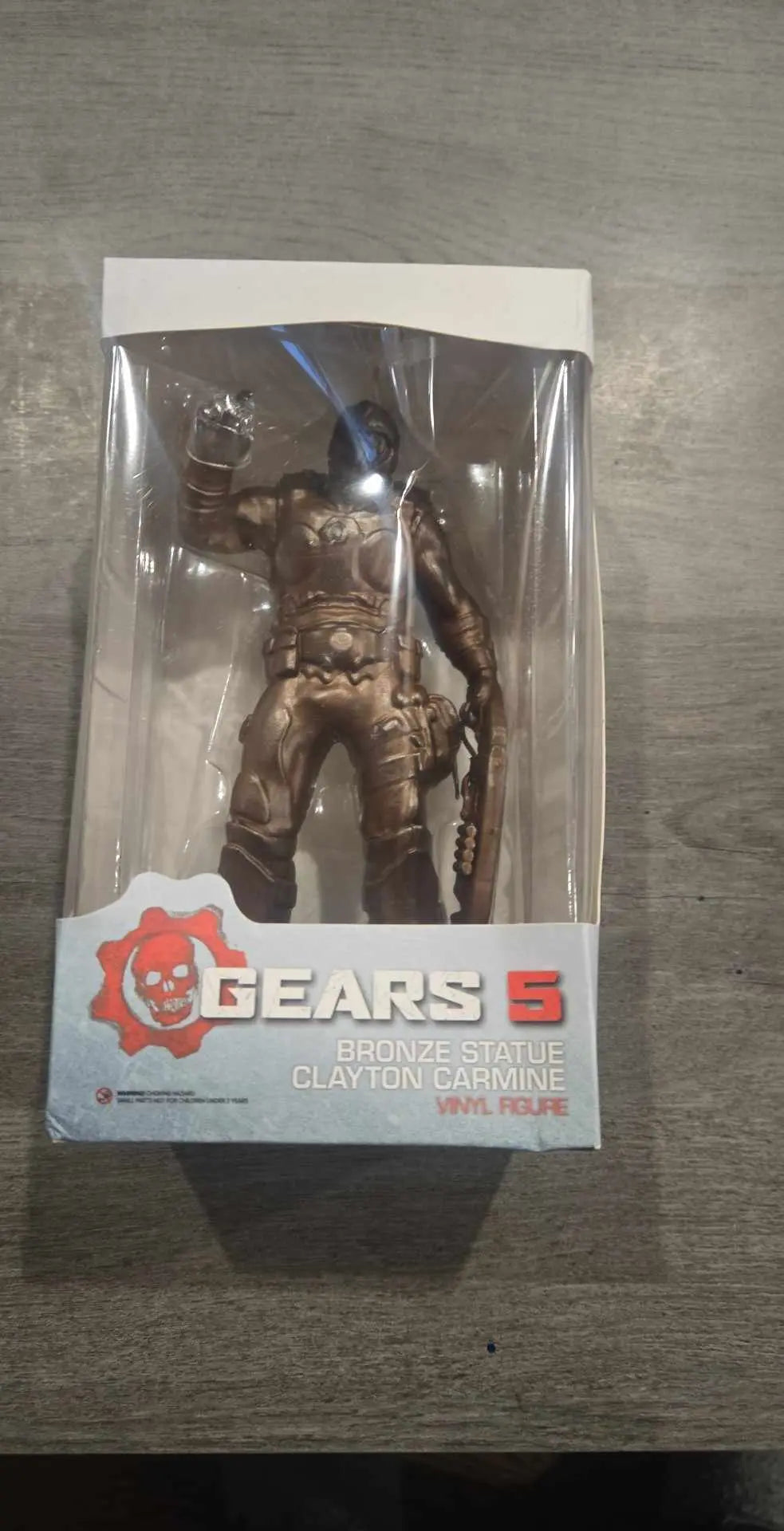 Gears 5 | Bronze Statue - Clayton Carmine | Vinyl Figure | New in Package! - The Junk Guru