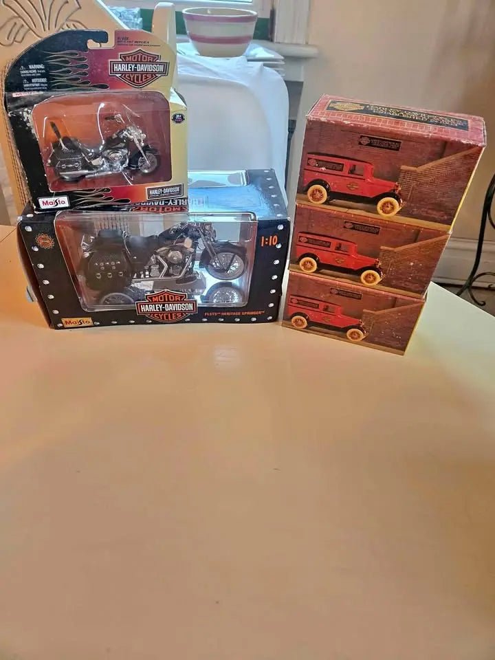 5 Harley - Davidson | Model Bikes | In Packaging - The Junk Guru