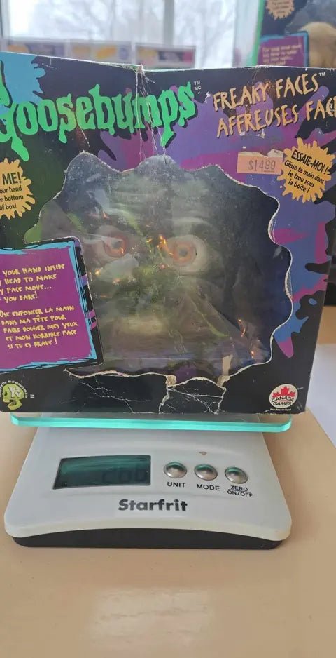 GOOSEBUMPS 1996 Freaky Faces SHRUNKEN HEAD NEW IN BOX!!!! FIND NOWHERE ELSE CURRENTLY - The Junk Guru