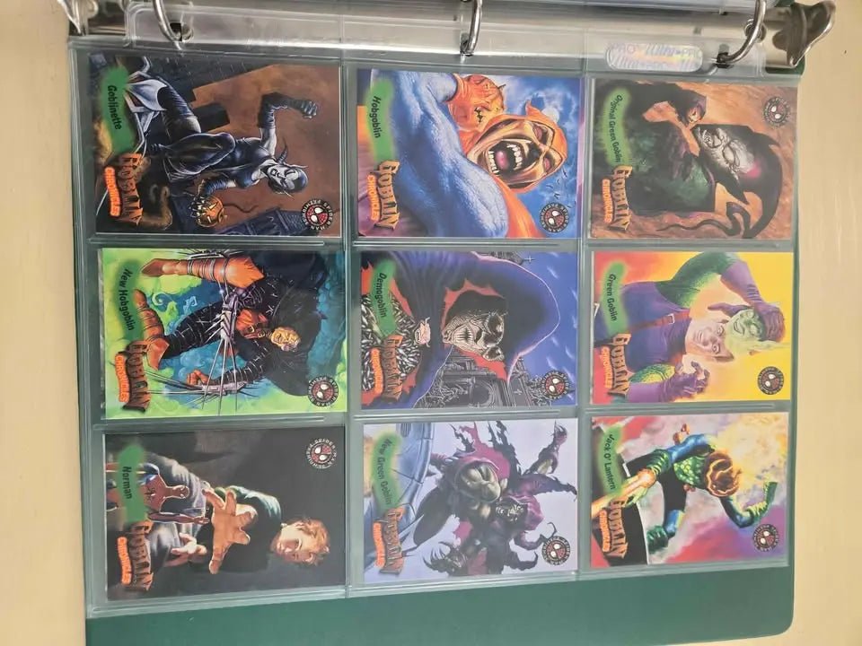 1996 Marvel Spider - Man Arackno - Foe | Binder full of cards | The Junk Guru - The Junk Guru