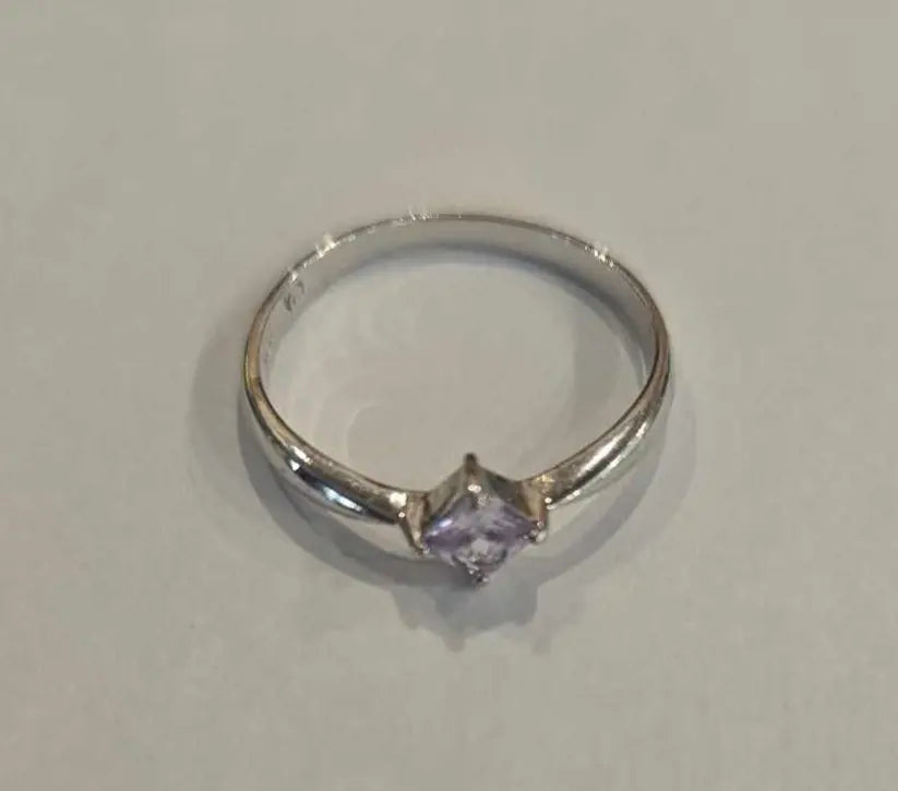 Silver Ring | Might be Amethyst Stone - The Junk Guru