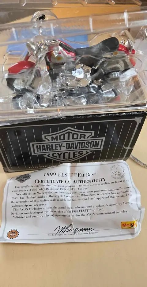 Harley - Davidson 1999 FLSTF Fat Boy - With Certificate of Authenticity - The Junk Guru