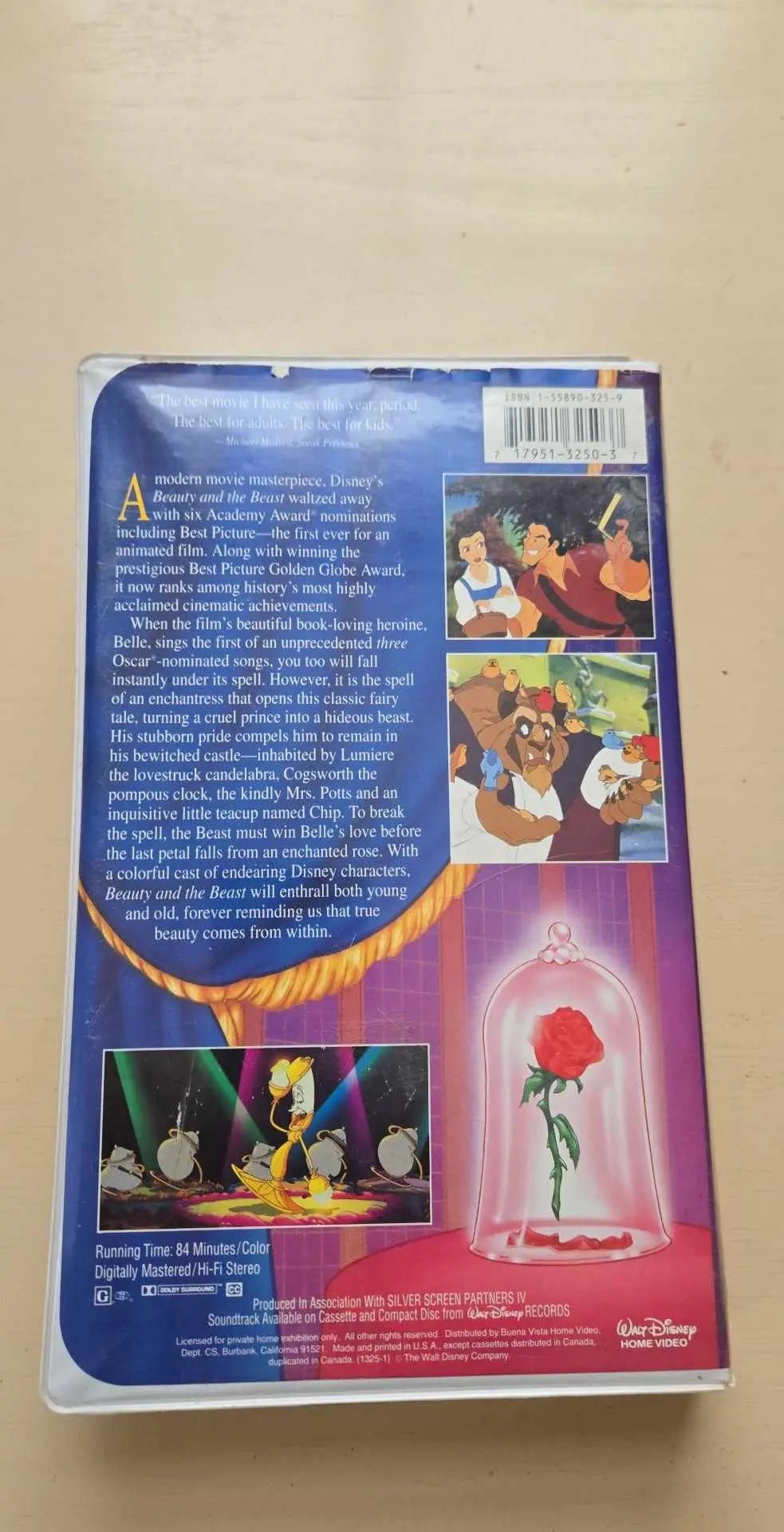 Walt Disney Beauty and the Beast 1992 RARE Black Diamond COLLECTORS VHS Classic - The Junk Guru