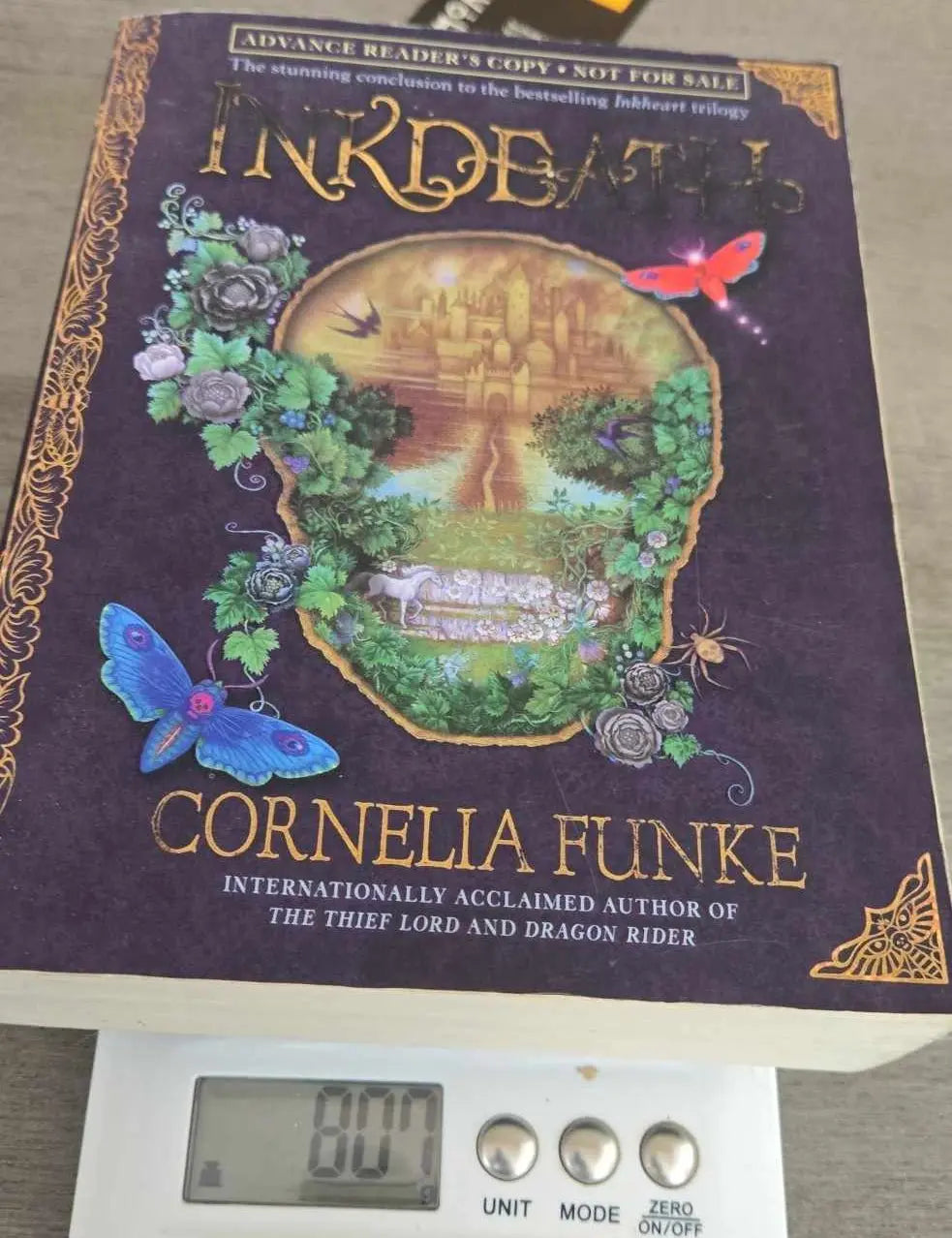 Inkdeath by Cornelia Funke | ADVANCE READER'S COPY | PRE 1ST ED - The Junk Guru