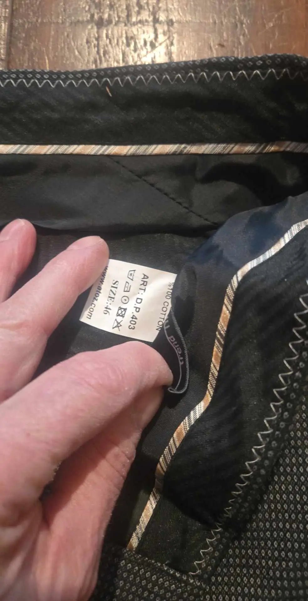 Slacks | Size 46 | Geometric Pattern | Business Casual - The Junk Guru
