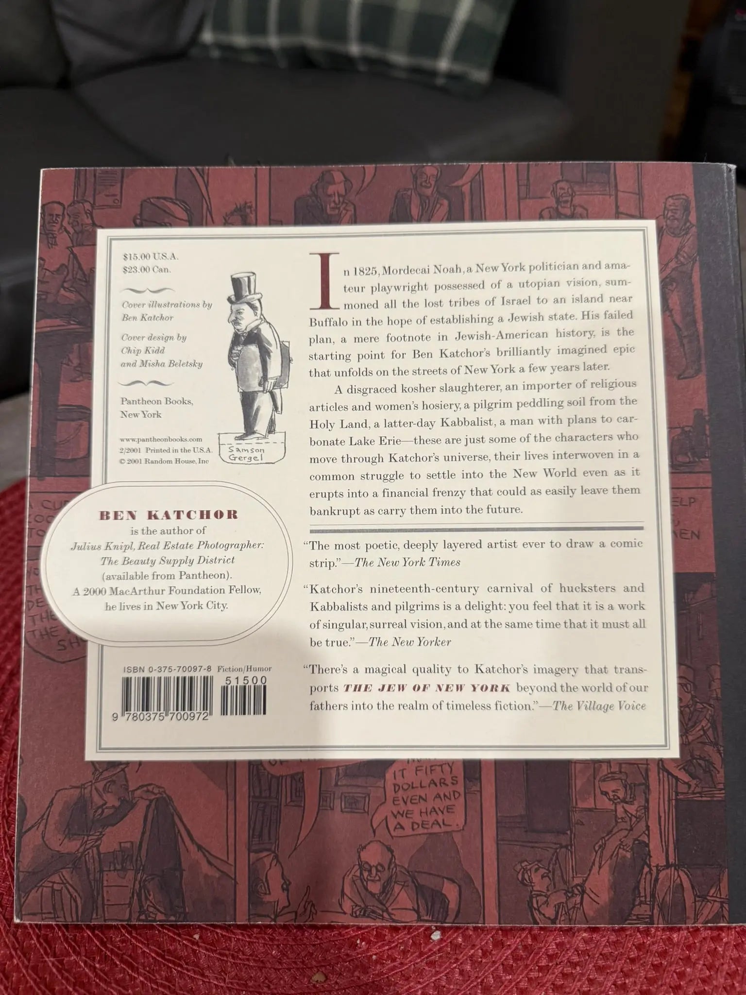 The Jew of New York | First Paperback Edition | Advance Readers Copy | Mint Condition | Just Removed From Publisher's Mailer - The Junk Guru
