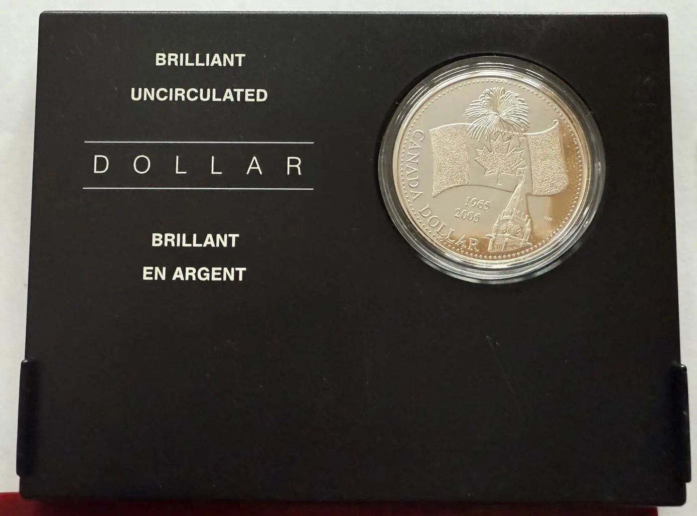 2005 Silver Dollar | Canadian Mint | Near Mint Condition in Box | Uncirculated - The Junk Guru