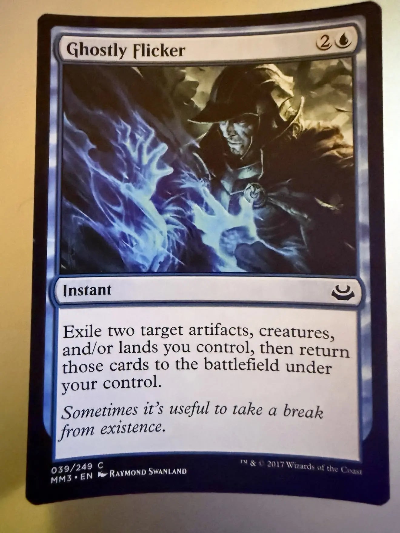 Ghostly Flicker | Modern Masters (2017) | NM | Blue - The Junk Guru