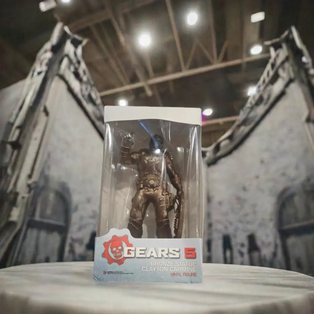 Gears 5 | Bronze Statue - Clayton Carmine | Vinyl Figure | New in Package! - The Junk Guru