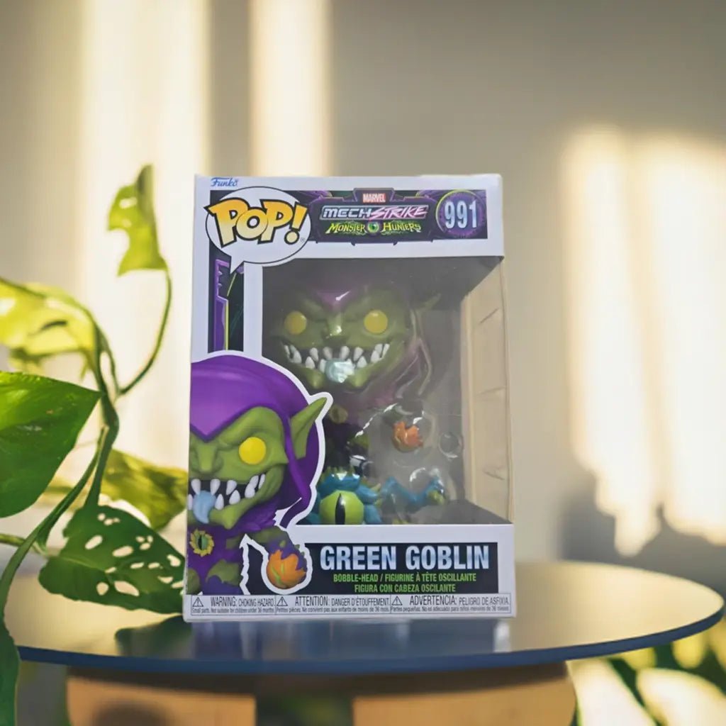 FUNKO POPS! Marvel MechStrike Monster Hunters #991 | Green Goblin | Bobble - Head | The Junk Guru - The Junk Guru