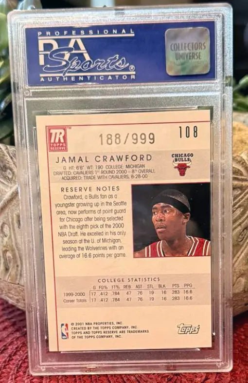 #108 JAMAL CRAWFORD | 2000 TOPPS | NM - MT 8 - The Junk Guru