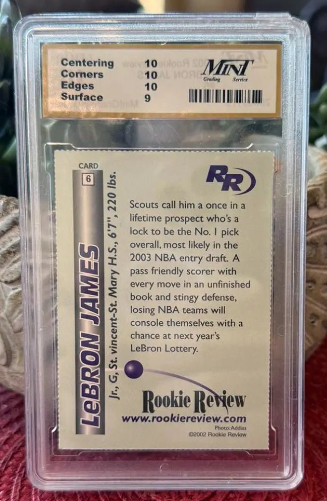 Lebron James | 2002 Rookie Review #6 | GEM MT 10 - The Junk Guru