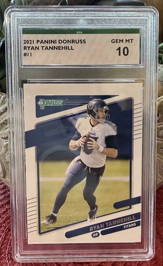 Ryan Tannehill #11 | 2021 Panini Donruss | GEM MT 10 SPA Grading - The Junk Guru
