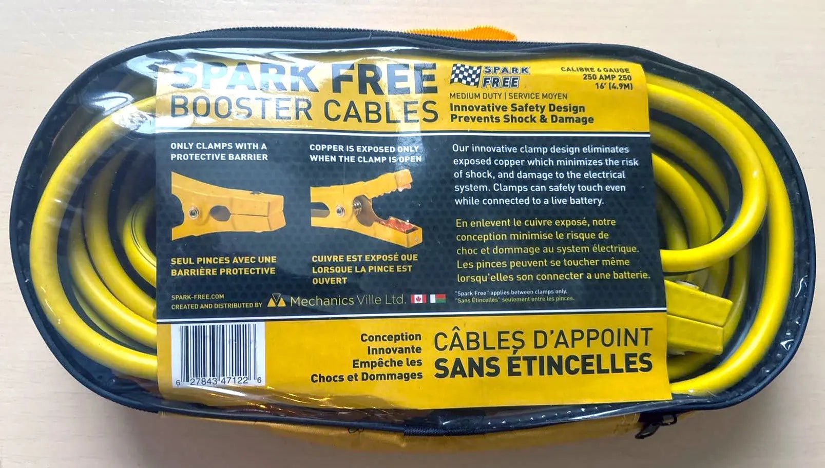 Spark Free Booster Cables | In Original Packaging - The Junk Guru