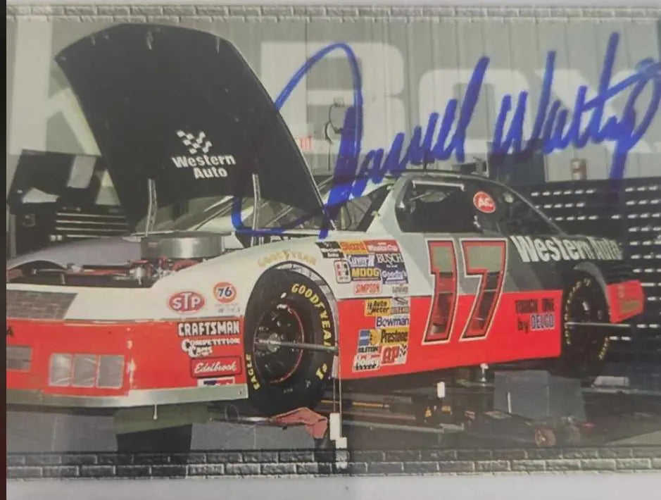 NASCAR Autographs | Darrell Waltrip #17 | Western Auto | Early 1990s - The Junk Guru